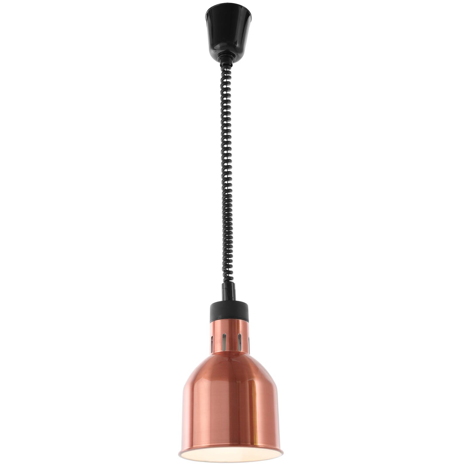 Lampa do podgrzewania potraw - wisząca cylindryczna stożkowa