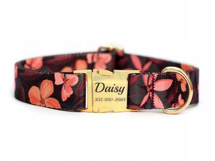 Obroża Dla Psa Z Grawerem R. S