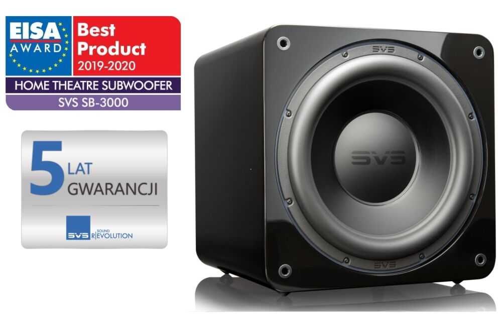 Potężny SVS SB-3000 BLACK PIANO Aplikacja DSP 800W RMS | sklep WROCŁAW