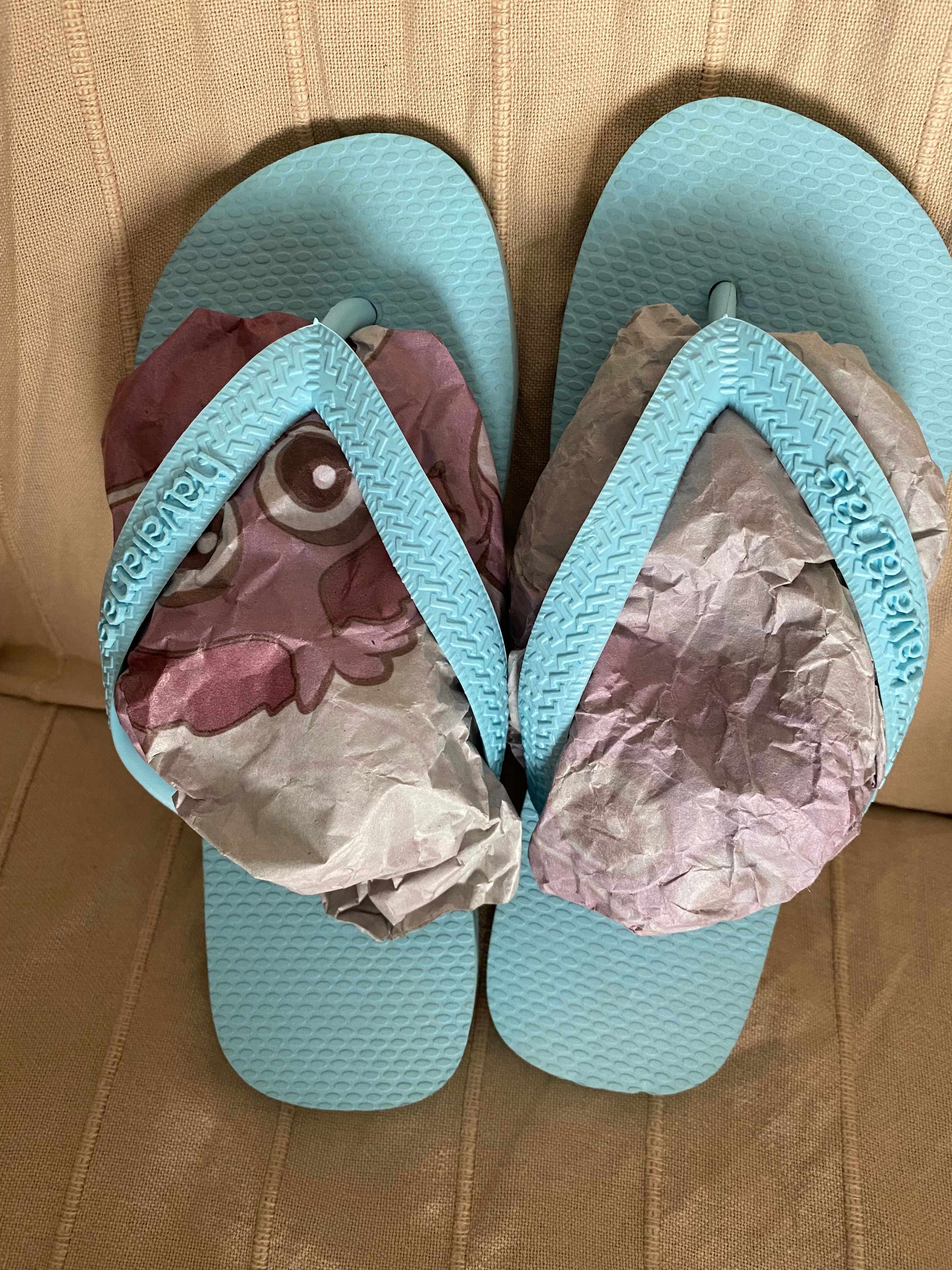 Havaianas originais azul-claro nº35/36 (novas)