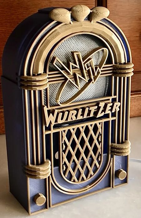 Jukebox Vintage - Capa para Google Home Mini e Amazon Echo Dot