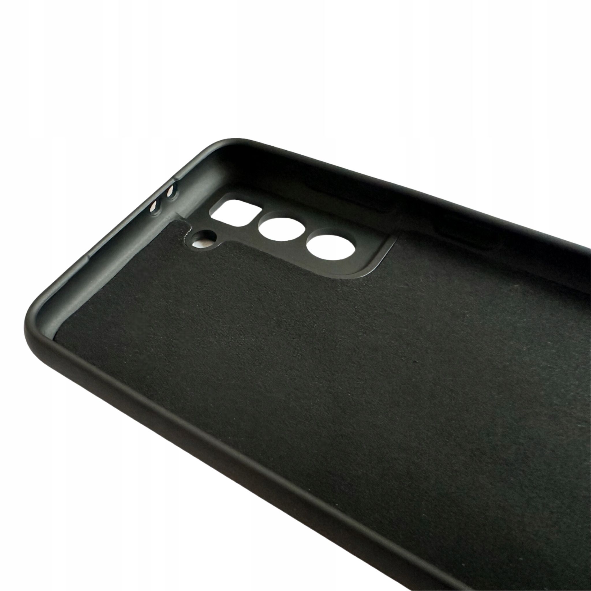 Etui do Galaxy S21 Liquid Silicone case cover obudowa + mikrofibra