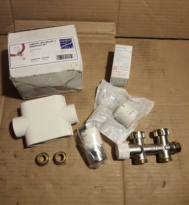 Zawór grzejnikowy termostatyczny dolny nowy