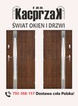 Drzwi KACPRZAK 90x200 Drzwi Zewnętrzne Sonata Orzech