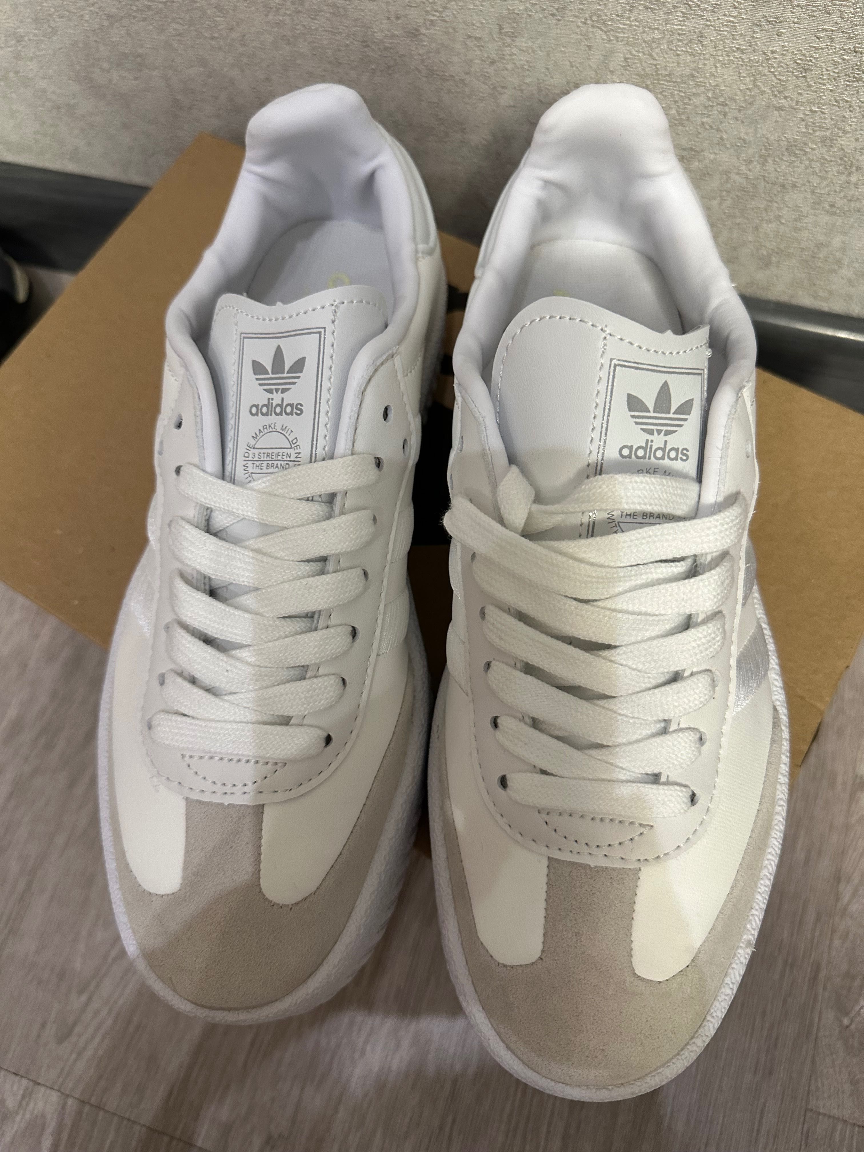 Кросівки adidas samba platform full white 40 р