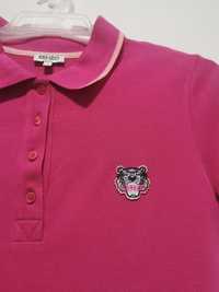 Kenzo polo t-shirt krótki rękaw logowana damska S