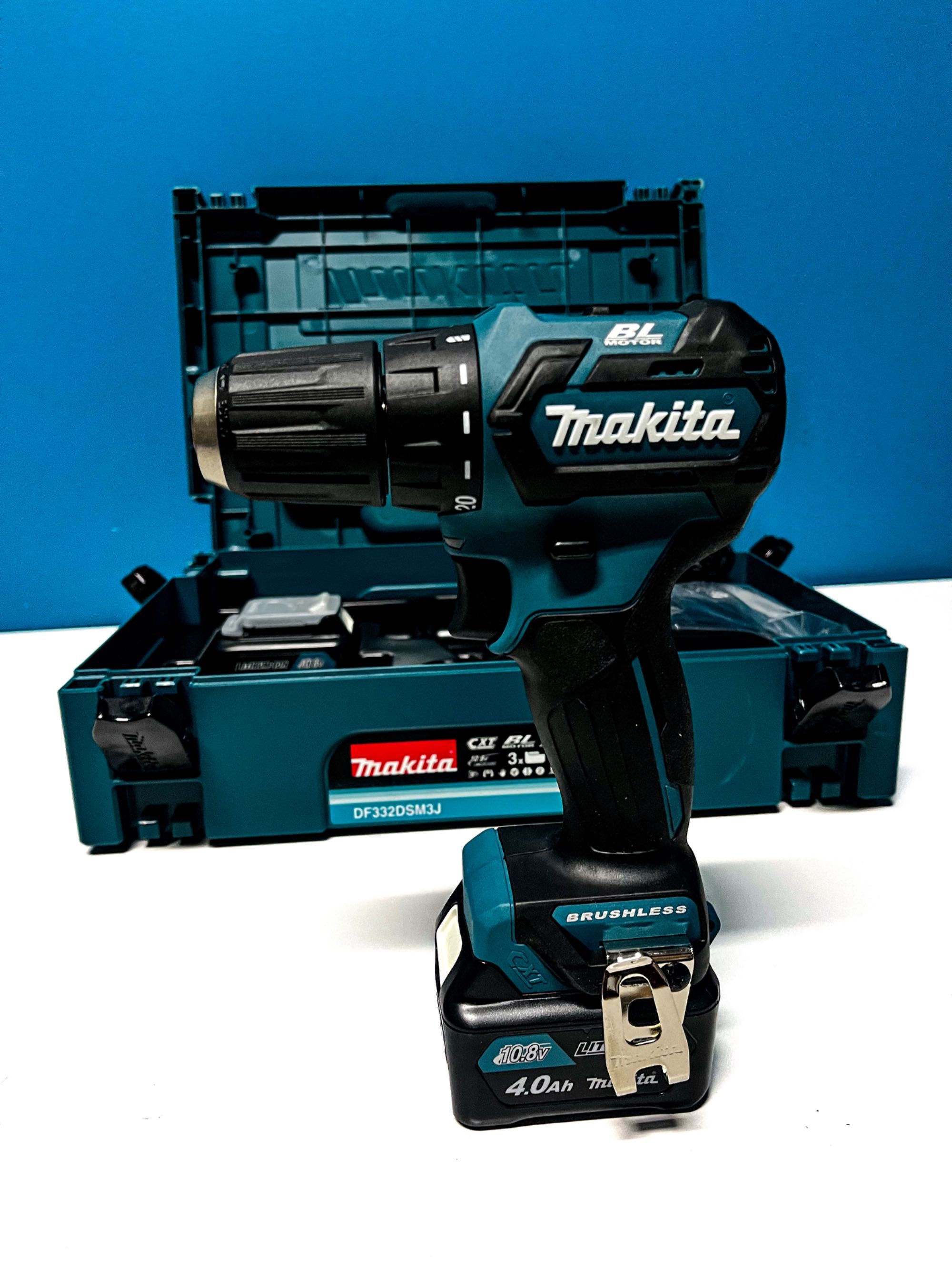Makita DF332DSM3J – Ultra lekka wkrętarka z 3akumulatorami i ładowarką