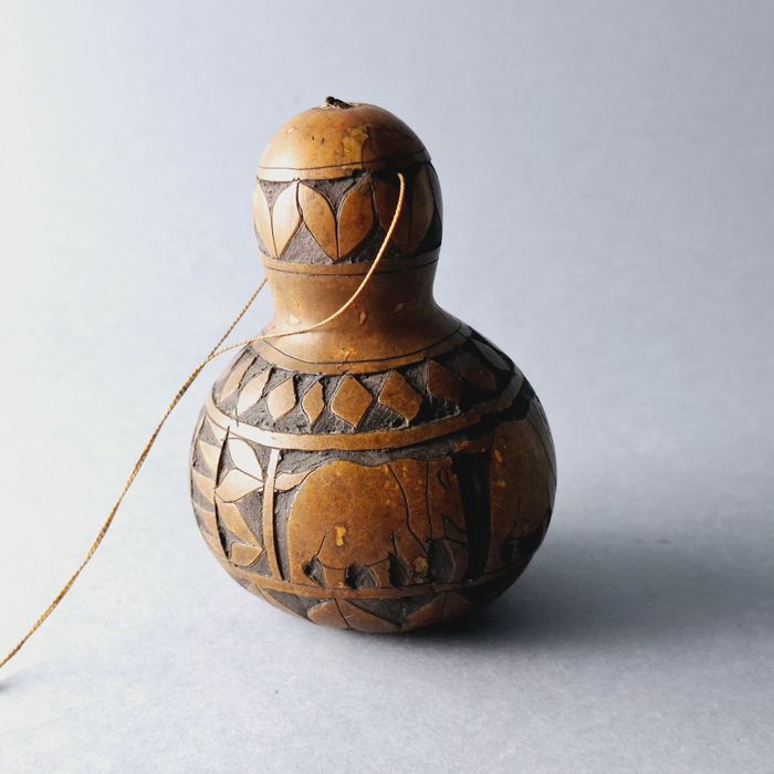 afryka ręcznie zdobiona tykwa słonie nosorożce