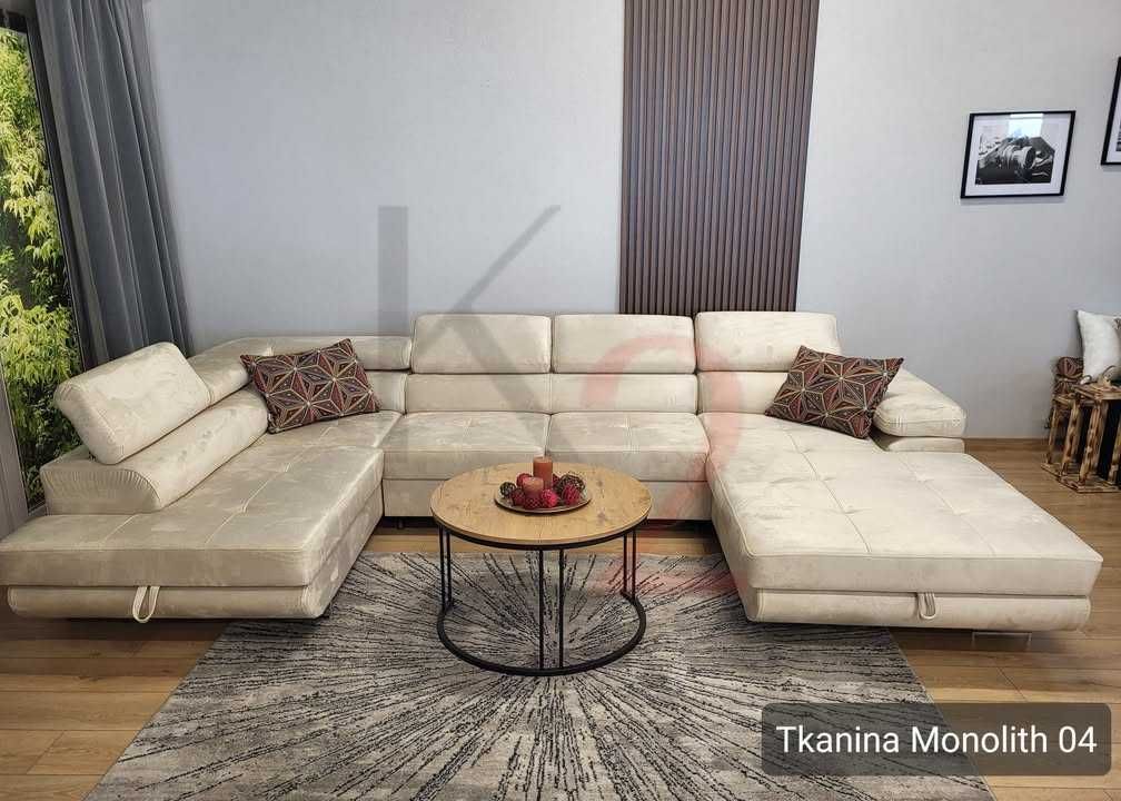 Narożnik Arteon U PROMOCJA, kanapa, łóżko dostawa 3-7 dni + GRATIS