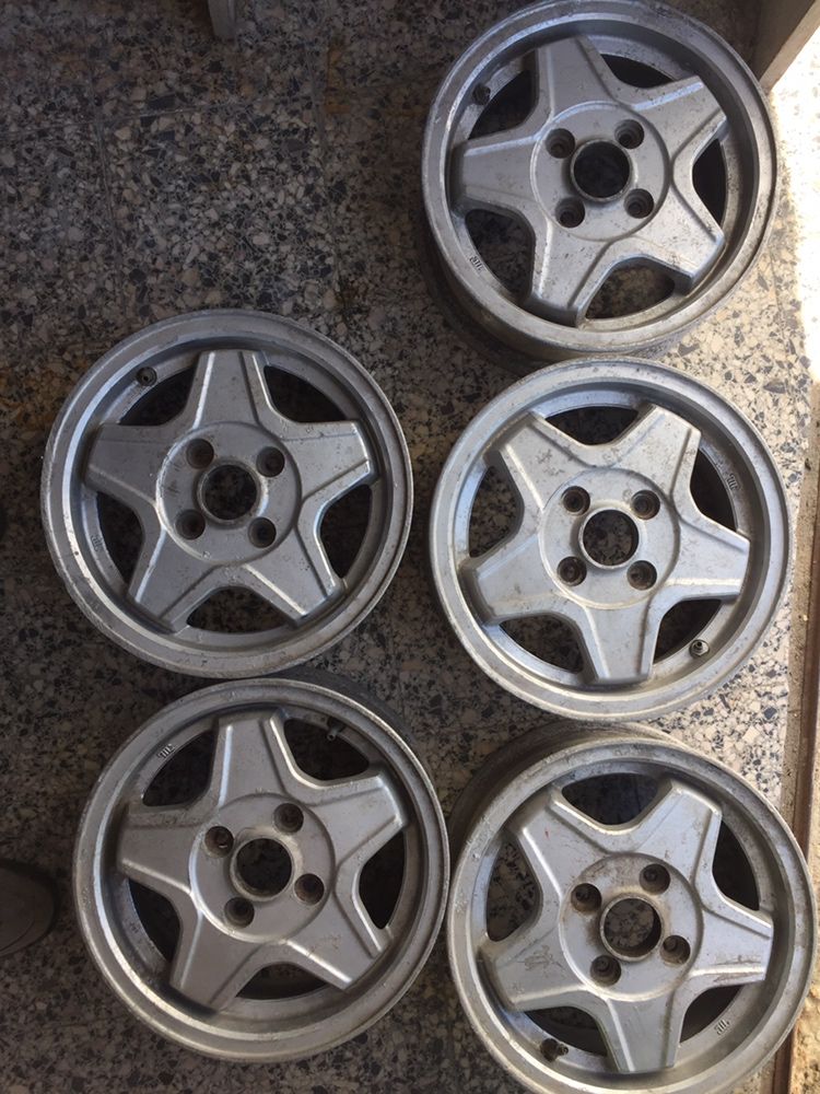 Jantes em aluminio trnho 5 jantes