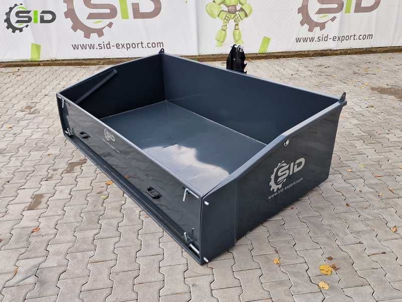Skrzynia ładunkowa ciężka, skrzynia transportowa 2,2 m x 1,25 m SID