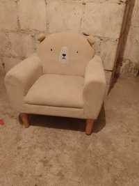 Fotel dla dziecka Siedzisko Miś