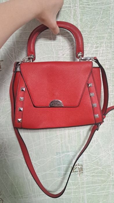 Червона сумка Guess оригінал