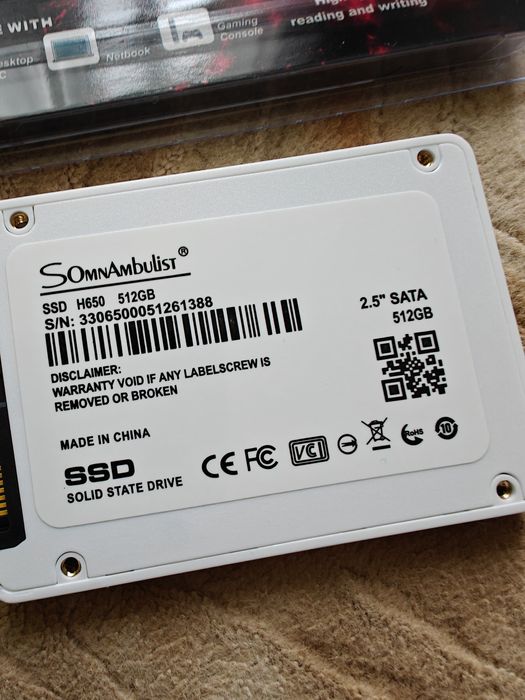 SSD пам'ять 512 Gb SomnAmbulist 2.5" SATA