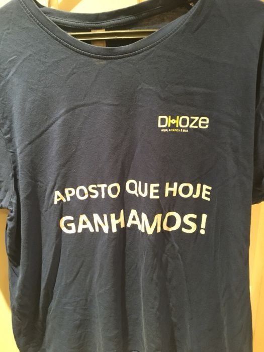 Vendo tshirt da casa de apostas Dhoze
