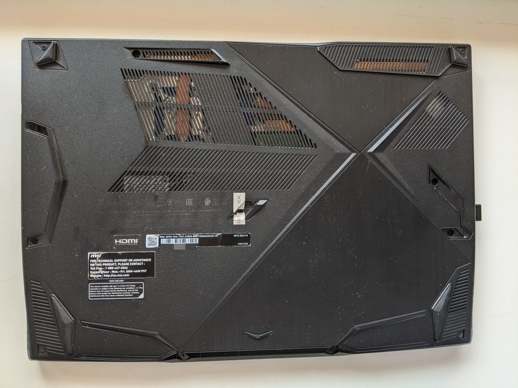 Ноутбук msi GF63 Thin 11UC