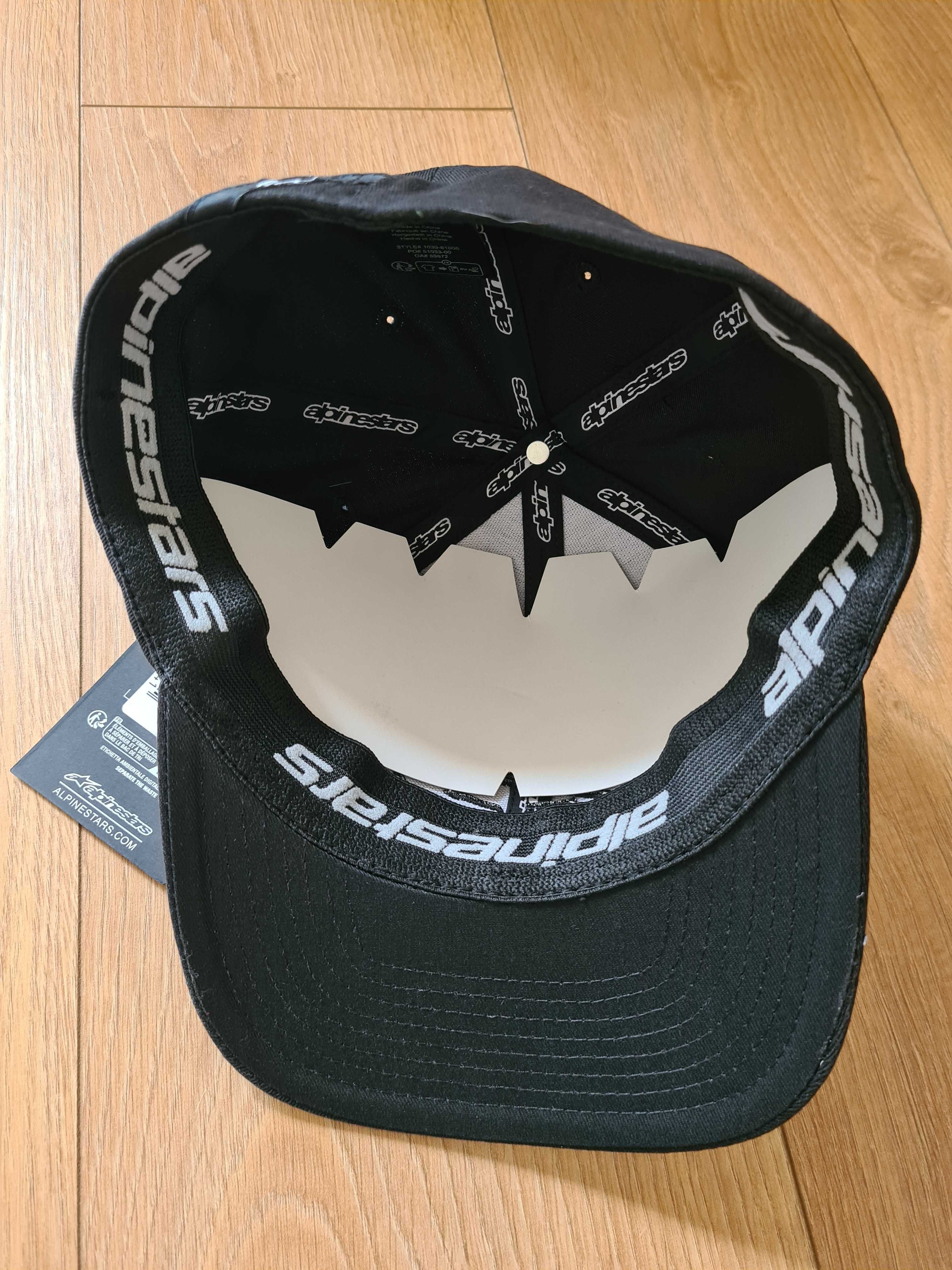 Męska czapka z daszkiem Alpinestars Blaze Flexfit S/M Haftowane logo