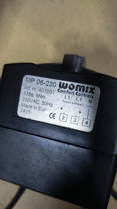 Siłowniki zaworów mieszających