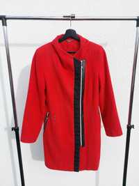 Czerwony płaszcz zapinany na zamek Jean Boison ( rozmiar 10 )