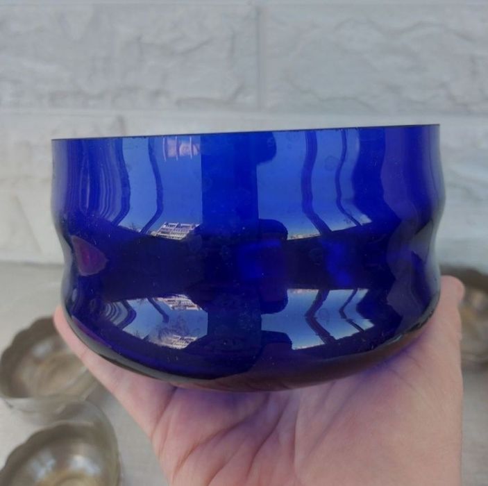 Сервиз ссср кобальтовое стекло