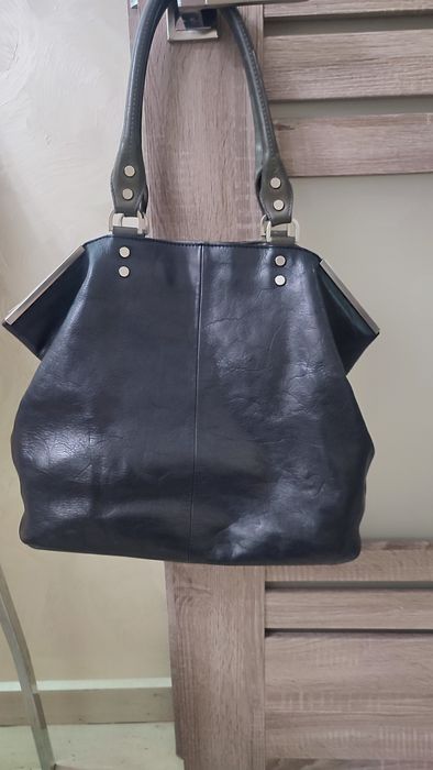 Продам шкіряну сумку-шопер