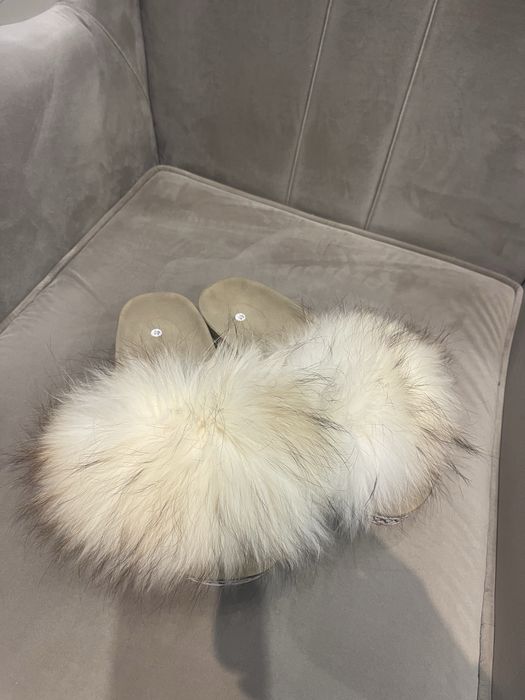 Jenot futro naturalne klapki