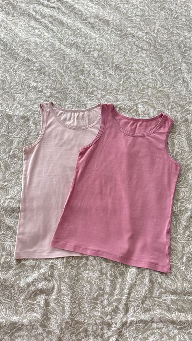 Майки 2 шт. рожеві для дівчинки 7-8 років Next