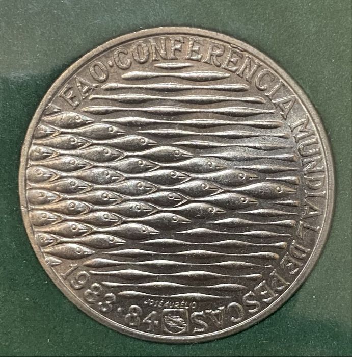 Moeda 250 Escudos Conferencia Mundial de Pescas 1984
