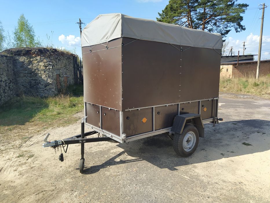 Прицеп, буда, мото эвакуатор с трапом