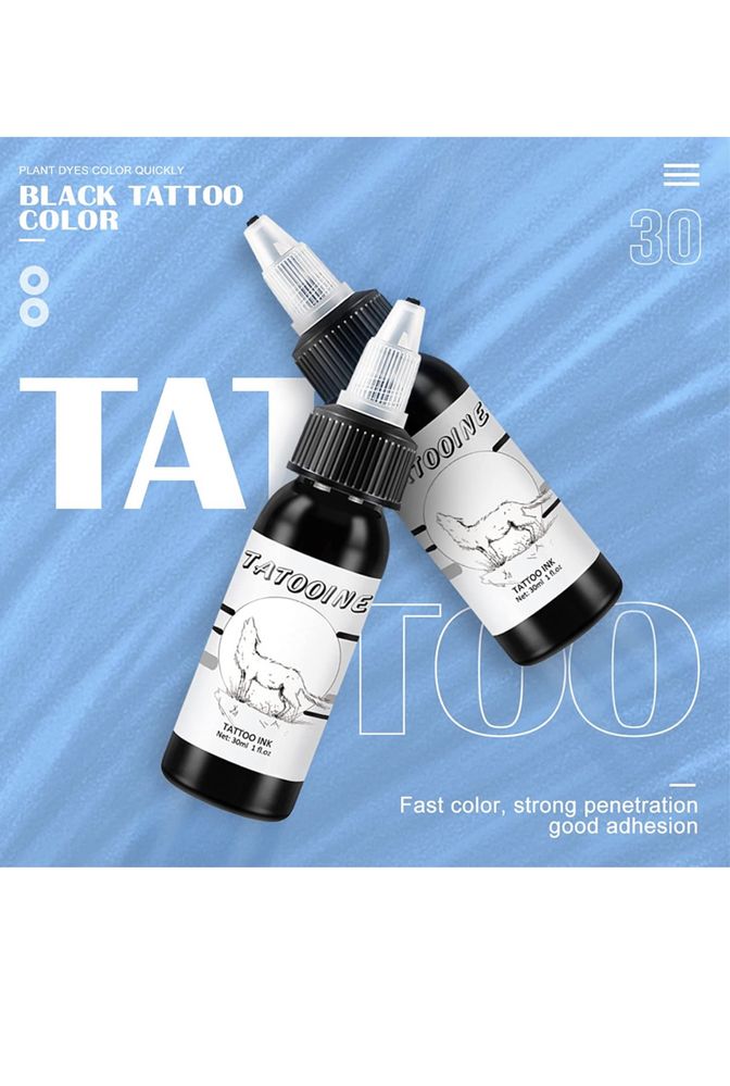 Apenas 5 NOVAS em stock ! tinta preta para tatuagem profissional de alta qualidade