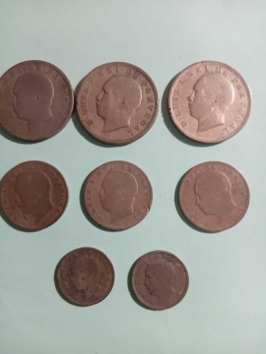 Moedas antigas de  XX-X-V  Reis 1882/83/84/85