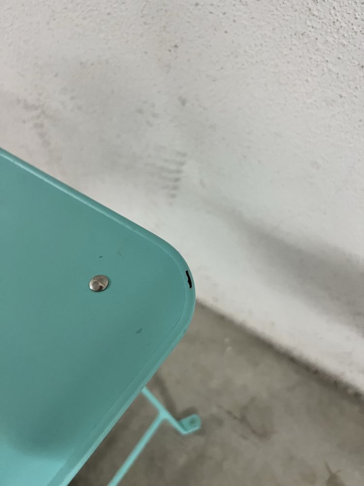 Ikea SALTHOLMEN par de cadeiras de exterior turquesa