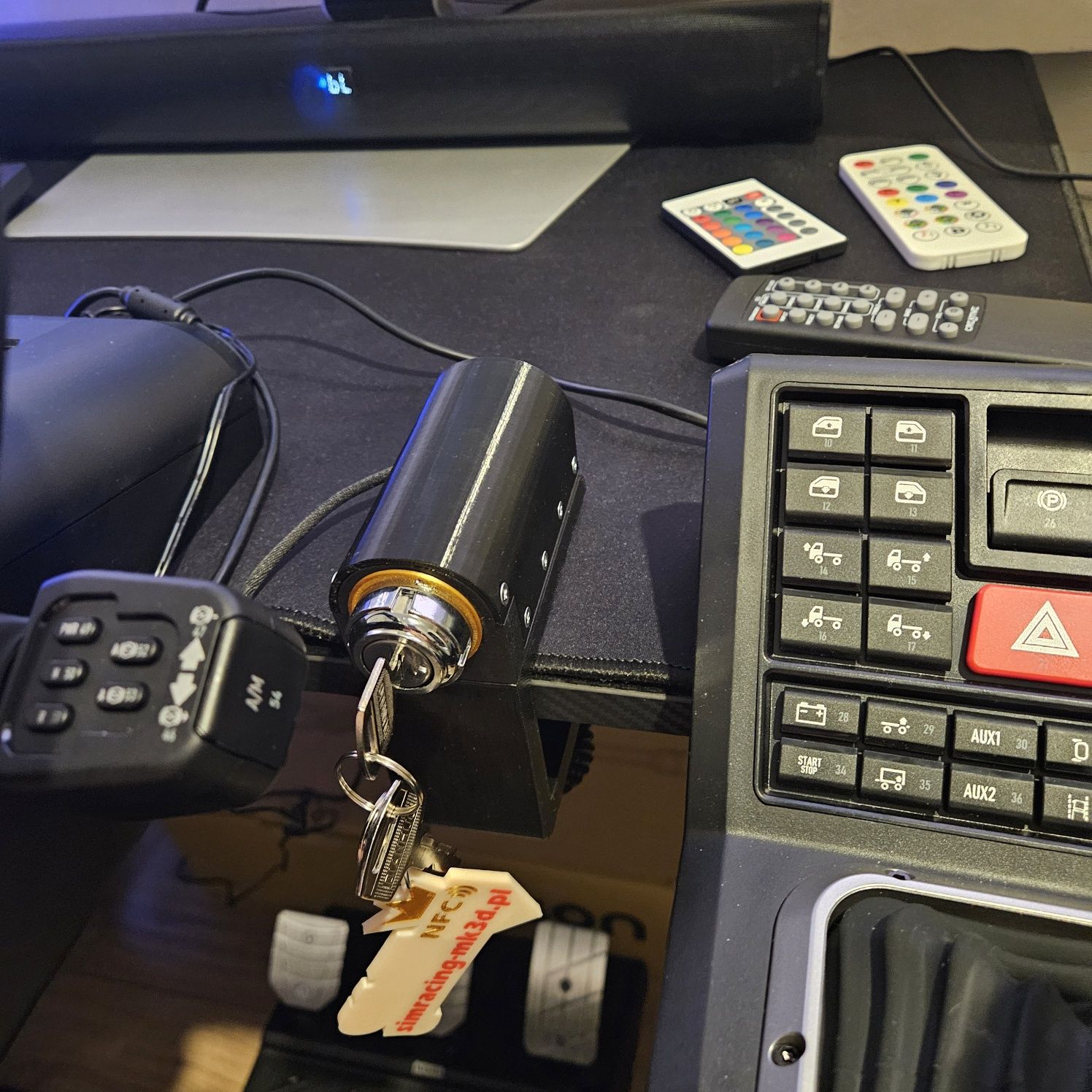 Stacyjka ETS2 ATS Button box jak nowa.