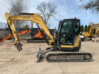 Yanmar VIO 80 rok 2015 przebieg 6222 mtg 2 łyżki koparka 8 ton 139 000