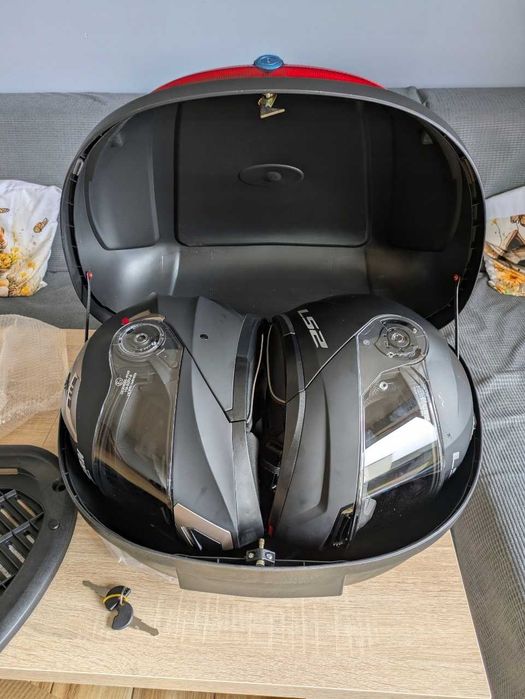 Ogromny Kufer Na Motor XXL - Pomieści 2 Kaski + Zestaw Montażowy