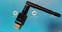 Zexmte USB Bluetooth 5.3 5.1 Adapter obrotowa antena