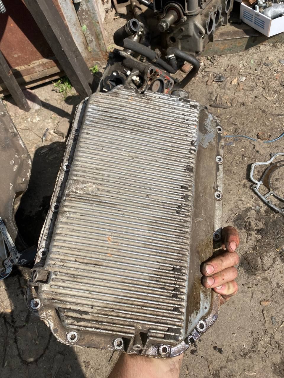 Картер и поддон на Ауди с4 v6 2.8