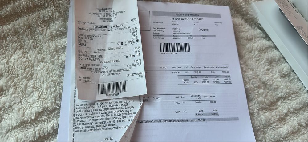 Smartwatch Apple serii 10.