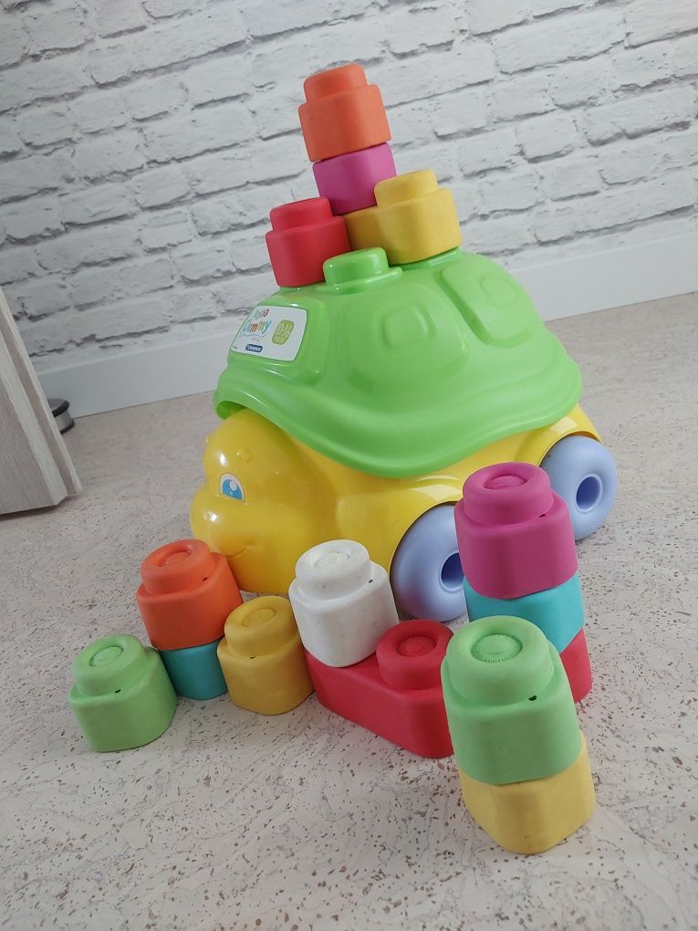 Żółw Clementoni z klockami soft