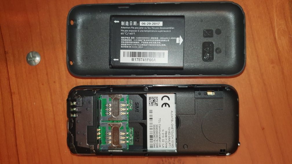 Alcatel one touch 1016D dual sim