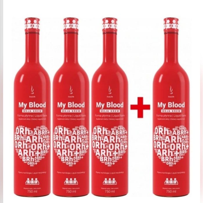 Duolife zestaw My Blood 3+1 gratis