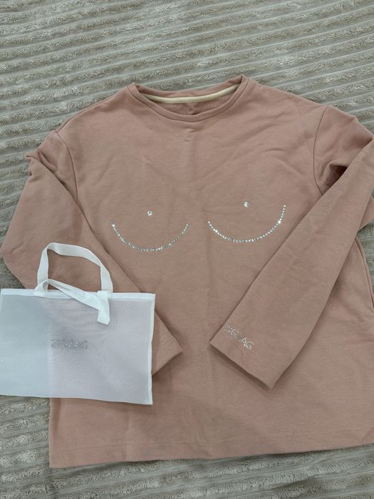 Кофта zigzag розмір М персикова