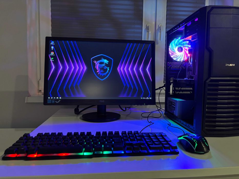 Zestaw Do Gier i5 4x3.4Ghz/GTX750-2GB/Ram-8GB/SSD/Monitor 22