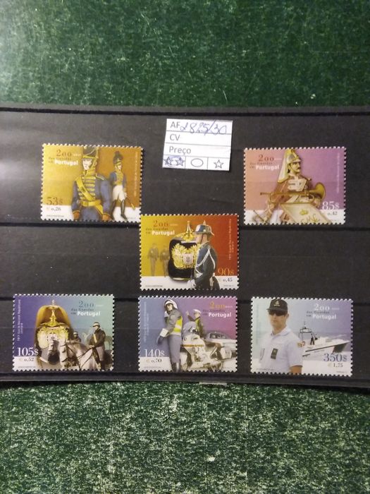 2001        200 Anos Das Guardas Em Portugal MNH **