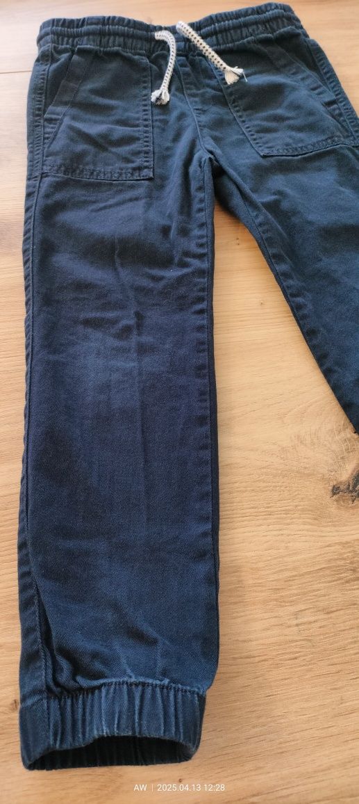 Spodnie joggery, H&M, rozm. 110