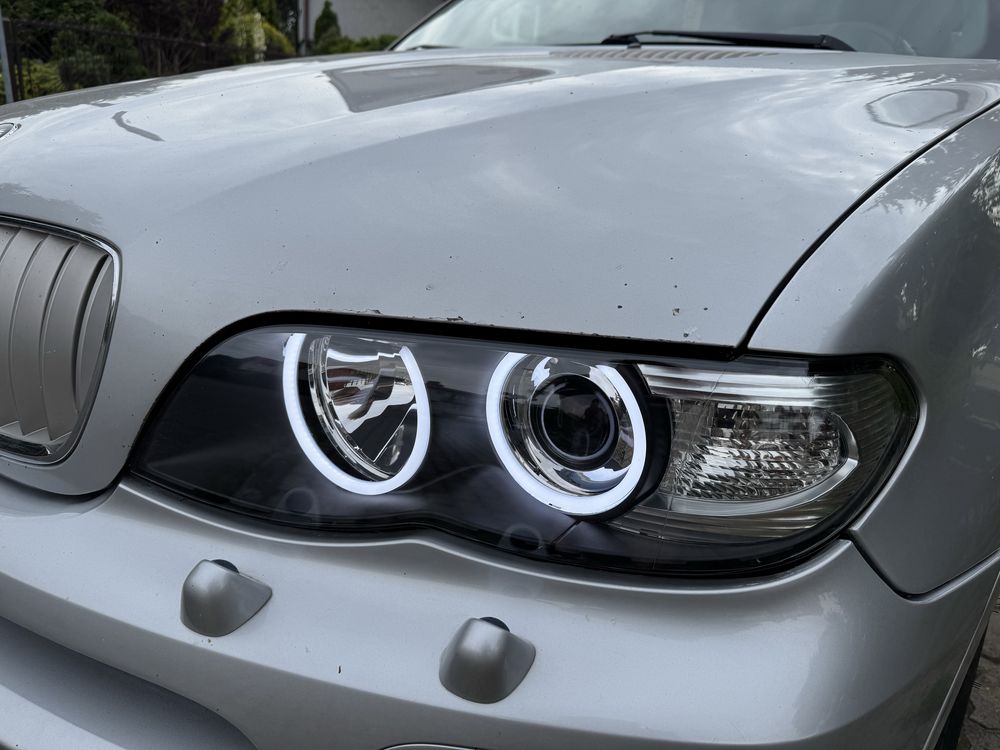 Bmw x5 e53 reflektory przednie bi xenon lci lift nieskrętny hella