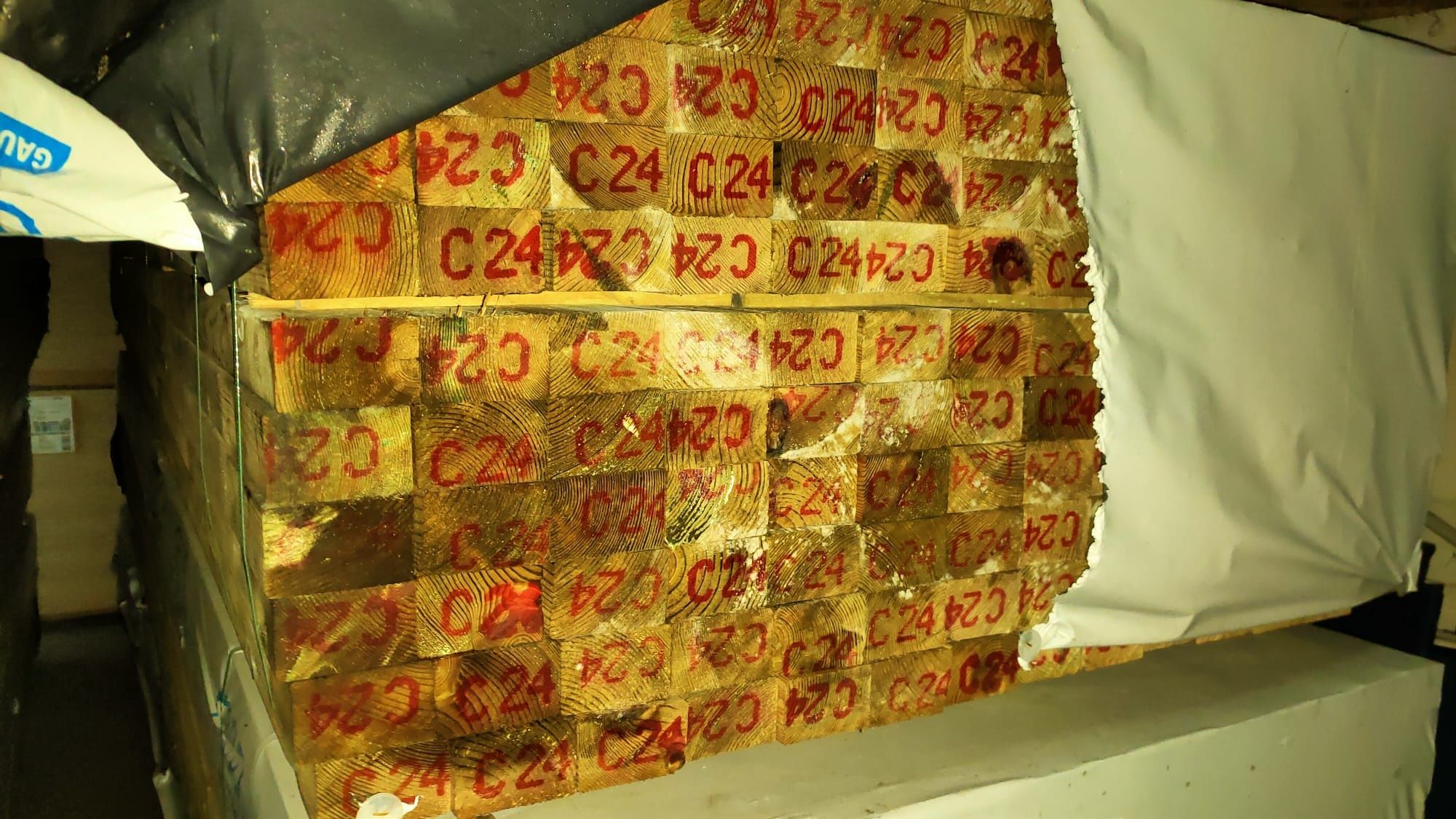 Drewno 45x70 x4200 konstrukcyjne C24 strugane, kantówka belka