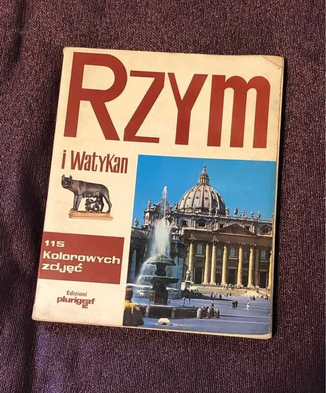 Przewodnik po Rzymie Roma vintage retro 1984