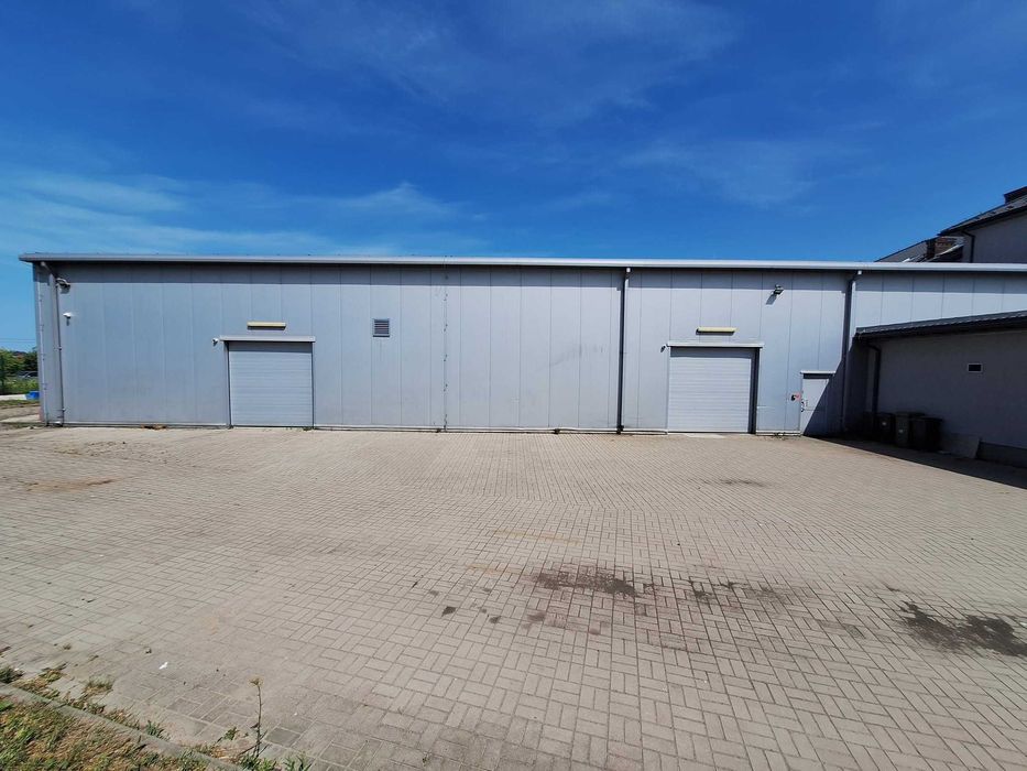 Hala produkcyjno-magazynowa + budynek socjalny_monitoring_1600 m2