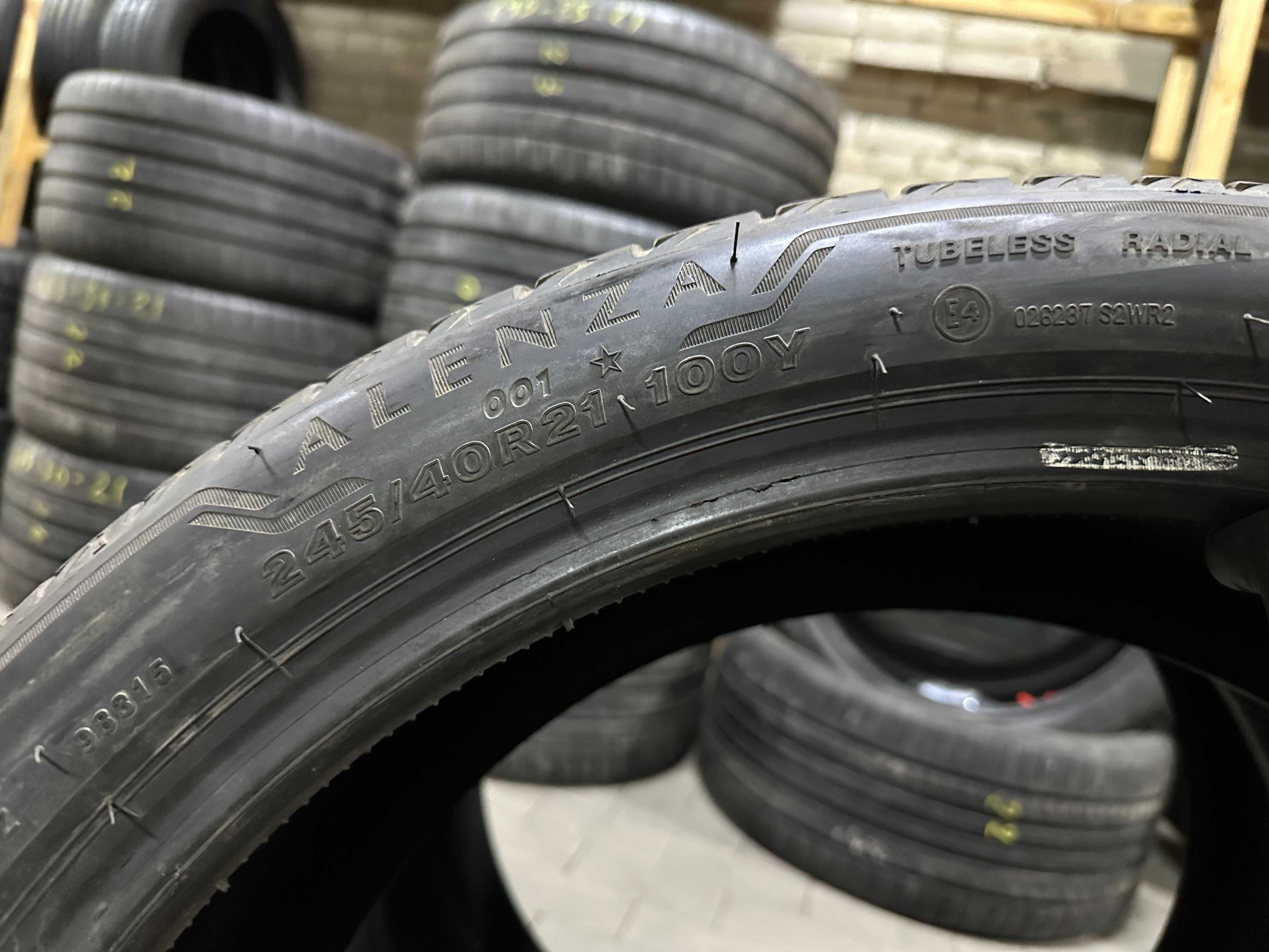 Літня пара 245/40R21 Bridgestone Alenza 001 RFT 6.7mm 2шт